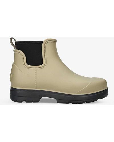 UGG Droplet Rubber Chelsea Boots - Natural