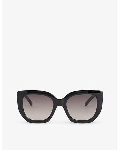 Le Specs Euphoria Square-frame Polyethylene Sunglasses - Black
