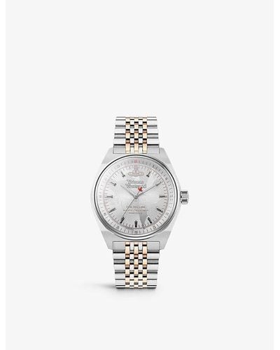 Vivienne Westwood Vv251wssr Lady Sydenham Stainless-steel Quartz Watch - Metallic