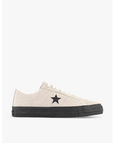 Converse one star 2025 vintage suede low top
