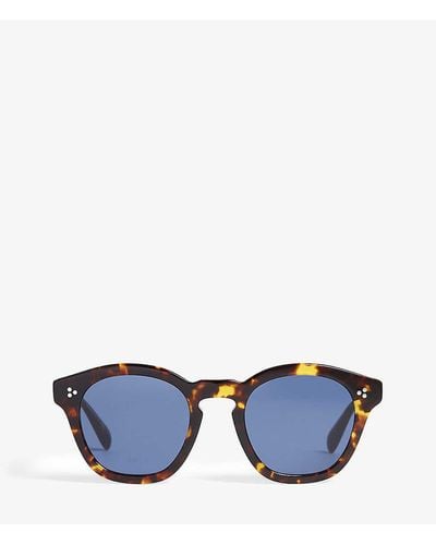 Oliver Peoples Square-frame Sunglasses - Blue