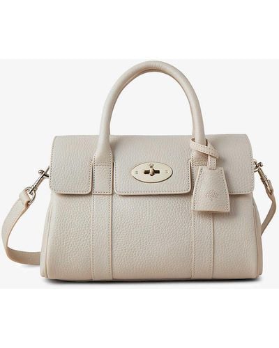 Mulberry Bayswater Small Leather Top-handle Bag - White