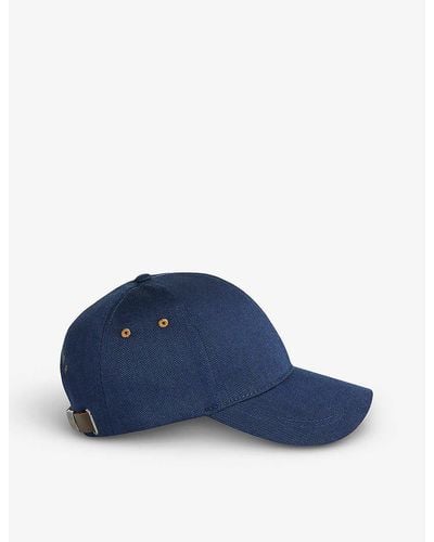 Ted Baker Vy Monei Logo-embroidered Cotton Baseball Cap - Blue