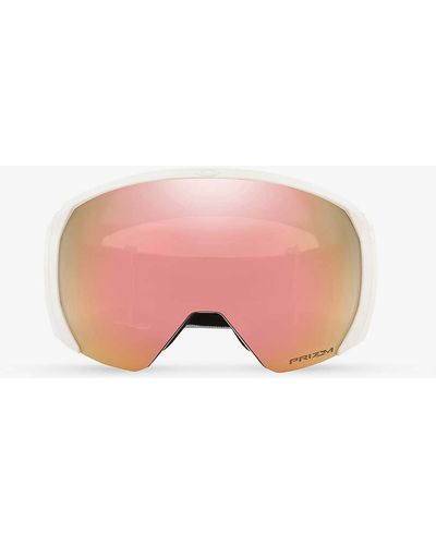 Oakley Flight Path L Shield-frame Iridium Ski goggles - Pink