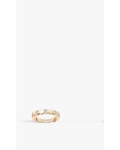 Chaumet Bee My Love 18ct Rose-gold And Diamond Ring - Multicolour