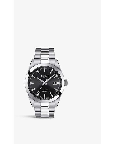 Tissot T127.407.11.051.00 Gentleman 80 Silicium Automatic Watch - Metallic
