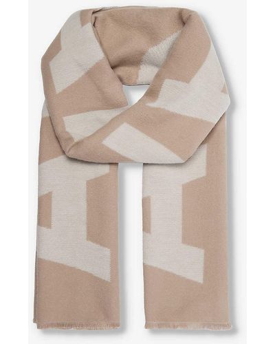 ADANOLA Blanket Recycled-polyester Scarf - Natural