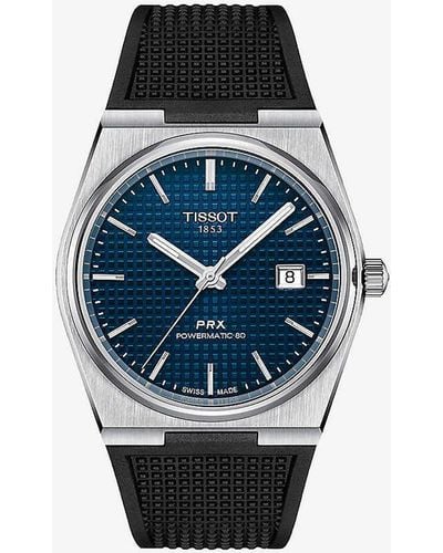 Tissot T1374071704100 Prx Stainless-steel Automatic Watch - Blue