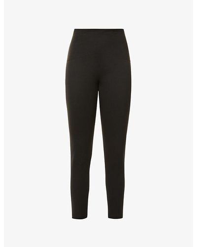 Spanx Booty Boost Active 7/8 Stretch-jersey legging - Black