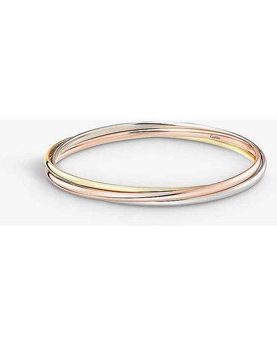 Cartier Trinity Small 18ct White, Yellow And Pink-gold Bracelet