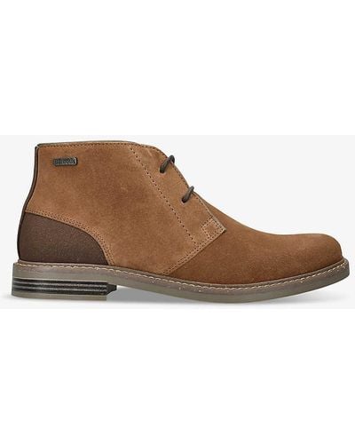 Barbour Readhead Suede Chukka Boots - Brown