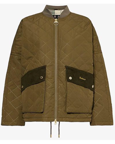 Barbour Bowhill Padded Shell Jacket - Green