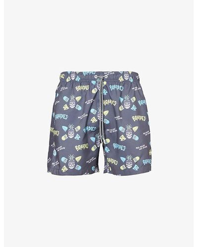 Boardies Blackno Pain Recycled-polyester Swim Shorts Xx - Blue