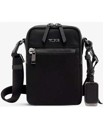Tumi Persia Double-zip Branded Nylon Crossbody Bag - Black