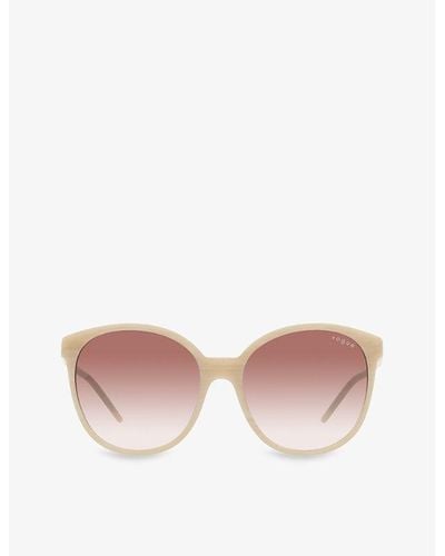 Vogue Vo5509s Horn Acetate Sunglasses - Pink