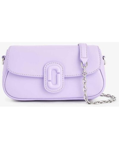 Marc Jacobs The Small Leather Shoulder Bag - Purple