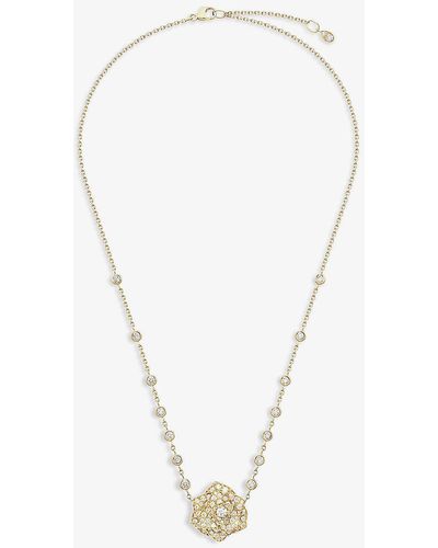 Piaget Rose 18ct Rose-gold And 2.38ct Diamond Pendant Necklace - Metallic