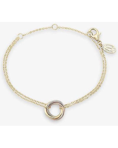 Cartier Trinity 18ct White, Yellow And Rose-gold Bracelet