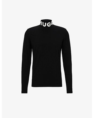 Men | up off Long-sleeve 39% | Sale to HUGO Online t-shirts for Lyst