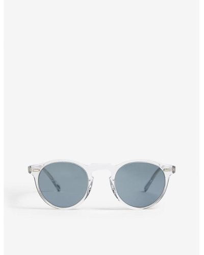 Oliver Peoples Gregory Peck Phantos Sunglasses - Blue