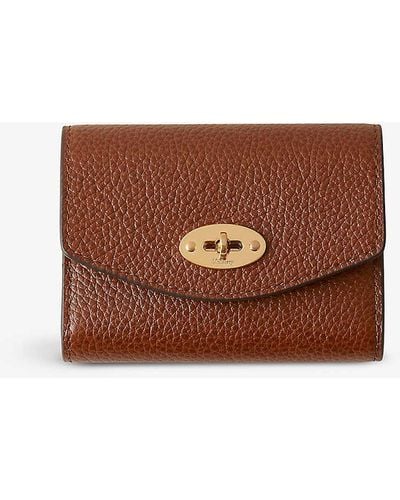 Mulberry Darley Leather Wallet - Brown