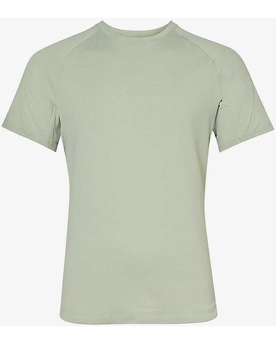 lululemon athletica License To Train Crewneck Stretch Recycled-polyester-blend T-shirt X - Green