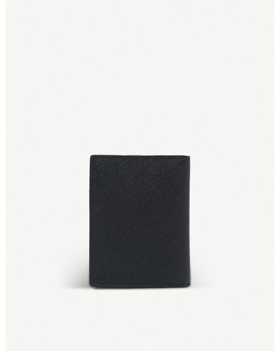 Sandro Saffiano Leather Wallet - Black