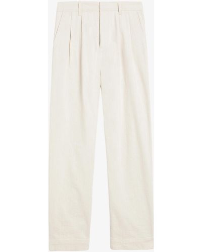 Ted Baker Talbot Regular-fit Straight-leg Stretch-cotton Trousers - Multicolour