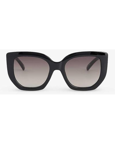 Le Specs Euphoria Square-frame Polyethylene Sunglasses - Grey