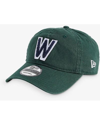 KTZ 9twenty Washington Nationals Mlb Varsity Cooperstown Cotton Baseball Cap - Green
