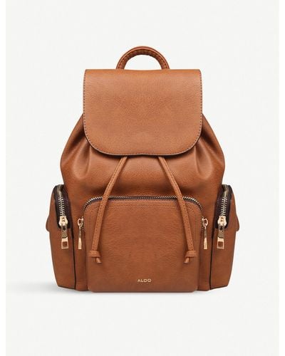 ALDO 'corsage' Drawstring Backpack - Brown
