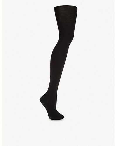 FALKE Merino-blend Tights - Black