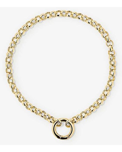 MEJURI Rolo Chain 14ct Yellow- Charm Bracelet - Metallic
