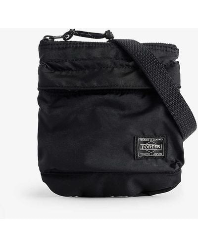 Porter-Yoshida and Co Force Shell Shoulder Bag - Black
