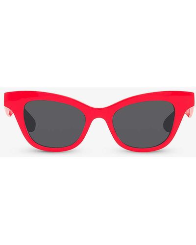 Dita Eyewear Am0381s Cat-eye Acetate Sunglasses - Red