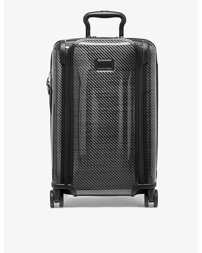 Tumi International Expandable Four-wheel Hard-shell Carry-on Suitcase 55cm - Black