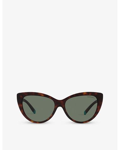 Tiffany & Co. Tf4196 Cat-eye Acetate Sunglasses - Brown