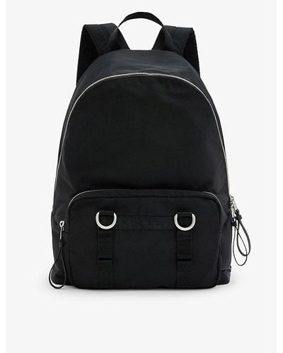 AllSaints Steppe Recycled-polyester Backpack - Black