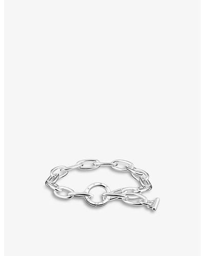 Thomas Sabo Links Sterling-silver And White Zirconia Chain Bracelet