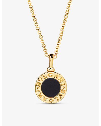 BVLGARI 18ct -gold And Onyx Necklace - Metallic