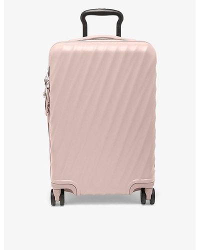 Tumi International Expandable 4-wheeled Polycarbonate Carry-on Suitcase - Pink