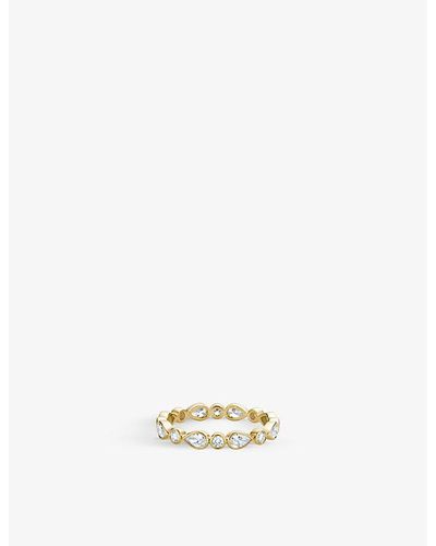 De Beers Petal 18ct Yellow-gold And 0.7ct Diamond Ring - Metallic