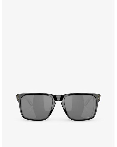 Oakley Oo9417 Holbrook Square-frame Acetate Sunglasses - Gray