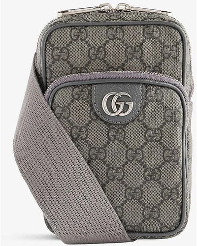 Gucci Ophidia gg Canvas Cross-body Bag - Grey