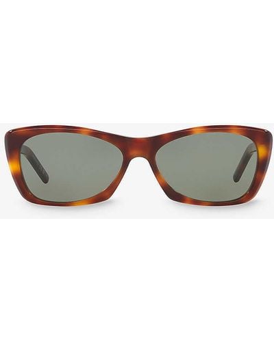 Saint Laurent Ys000507 Sl 613 Cat-eye Acetate Sunglasses - Brown