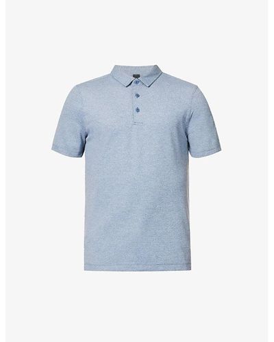 lululemon Evolution Regular-fit Recycled-polyester-blend Polo Shirt - Blue