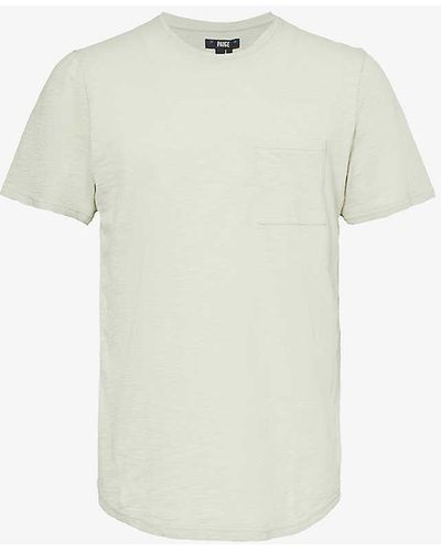 PAIGE Kenneth Relaxed-fit Cotton-jersey T-shirt X - White