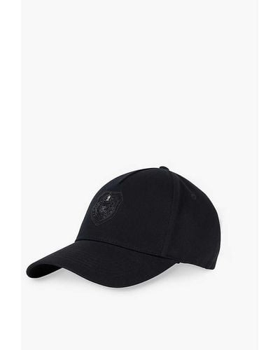 The Kooples Brand-embroidered Cotton Cap - Black