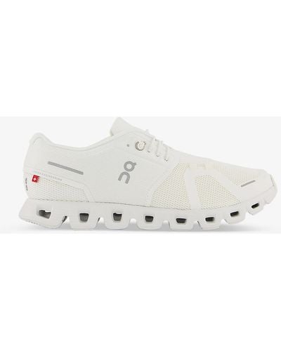 On Shoes Cloud 5 Mesh Low-top Sneakers - White