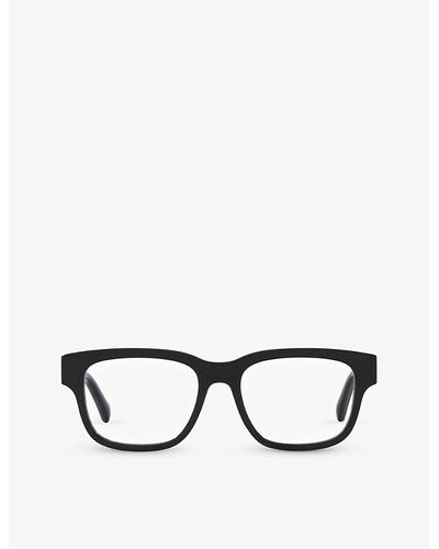 Gucci gg1303o Square-frame Acetate Eyeglasses - Black